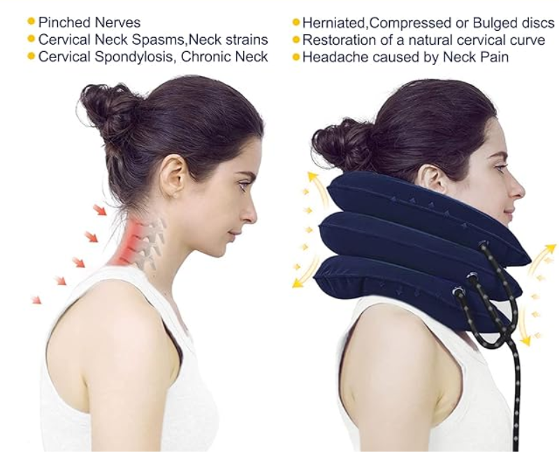 Cervical Neck Traction Device for Neck Pain Relief